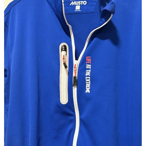 Musto Auckland Jacket Womens XXL Blue Racing Sailing Full Zip Volvo Ocean Race - Picture 7 of 14